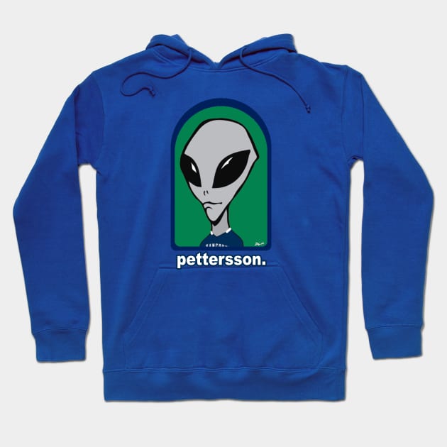 Elias "Alien" Pettersson Hoodie by Beerleagueheroes.com Merch Store